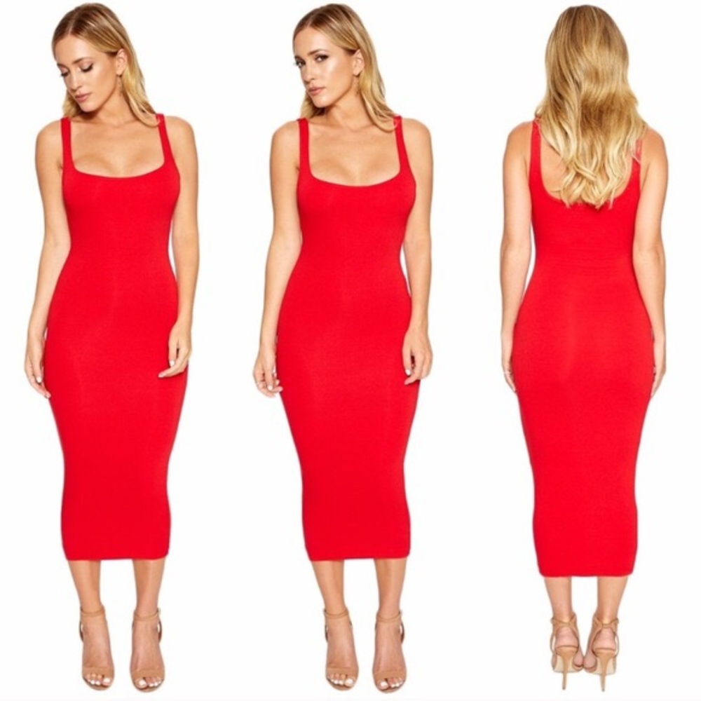 Naked Wardrobe Red Dress